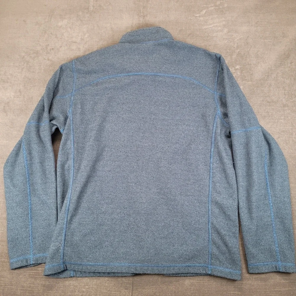 The North Face Mens Large Blue‎ Gordon Lyons Full Zip Fleece Jacket Sweater L